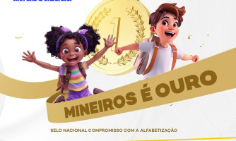 Mineiros recebe Selo Ouro Nacional Compromisso com a Alfabetização 2024