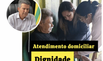 Prefeitura de Mineiros (GO) investe em atendimento domiciliar para pacientes com dificuldades de locomoção