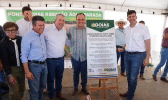 Inauguração da ponte sobre o Ribeirão Água Parada marca avanço logístico entre Mineiros e Caiapônia