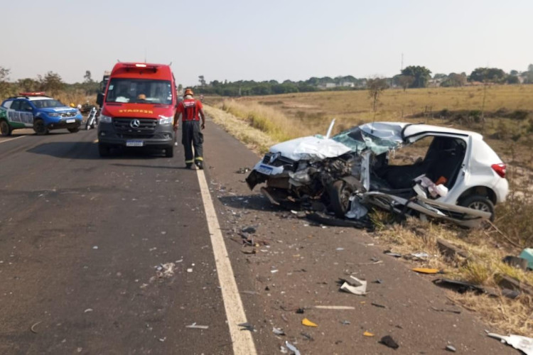 Grave acidente na BR-364 resulta em vítima fatal próximo a Santa Rita do Araguaia (GO)
