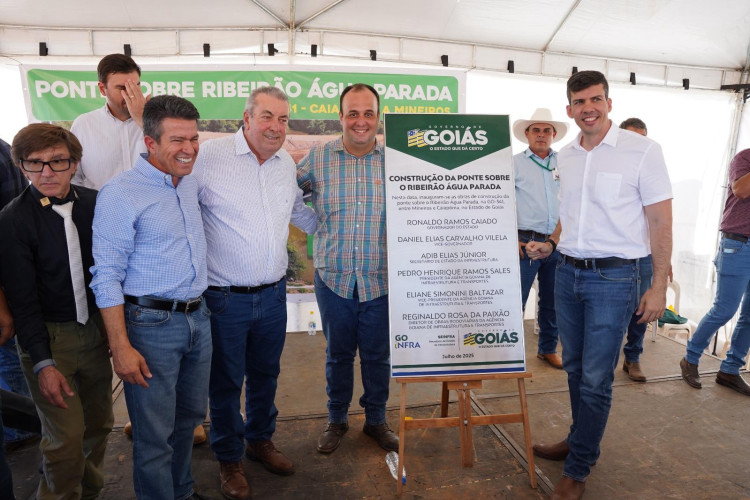 Inauguração da ponte sobre o Ribeirão Água Parada marca avanço logístico entre Mineiros e Caiapônia
