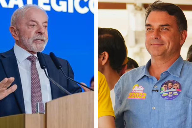 Flávio Bolsonaro aparece com 45% e Lula tem 44% em cenário de 2º turno, aponta Real Time